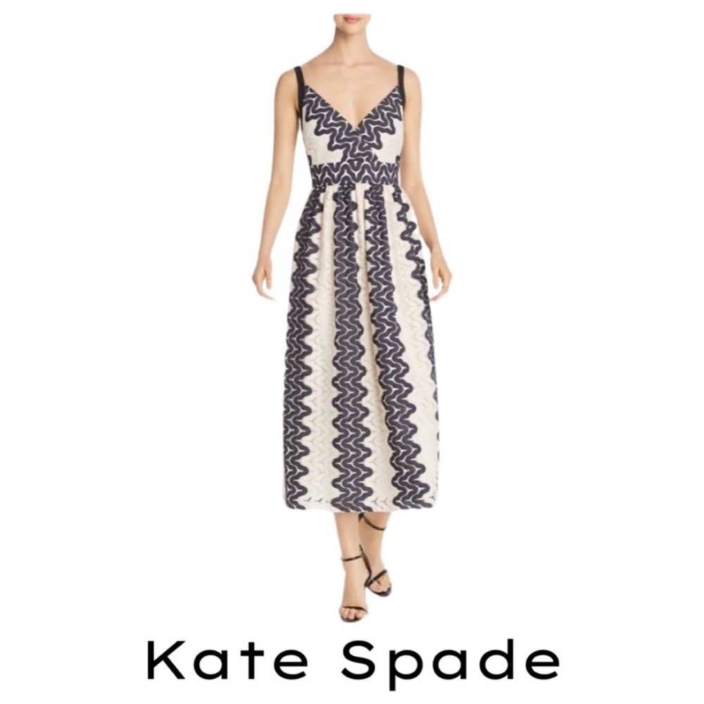 Kate Spade column maxi dress 8